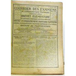 Courrier des examens de l'enseignement primaire - 40e année (du...