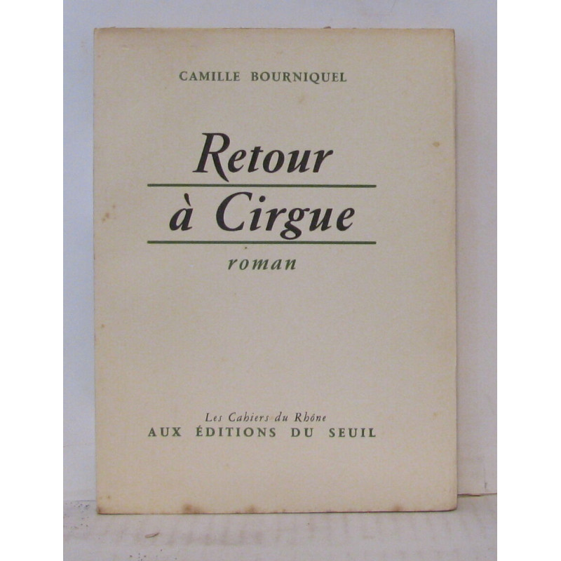 Retour a Cirgue
