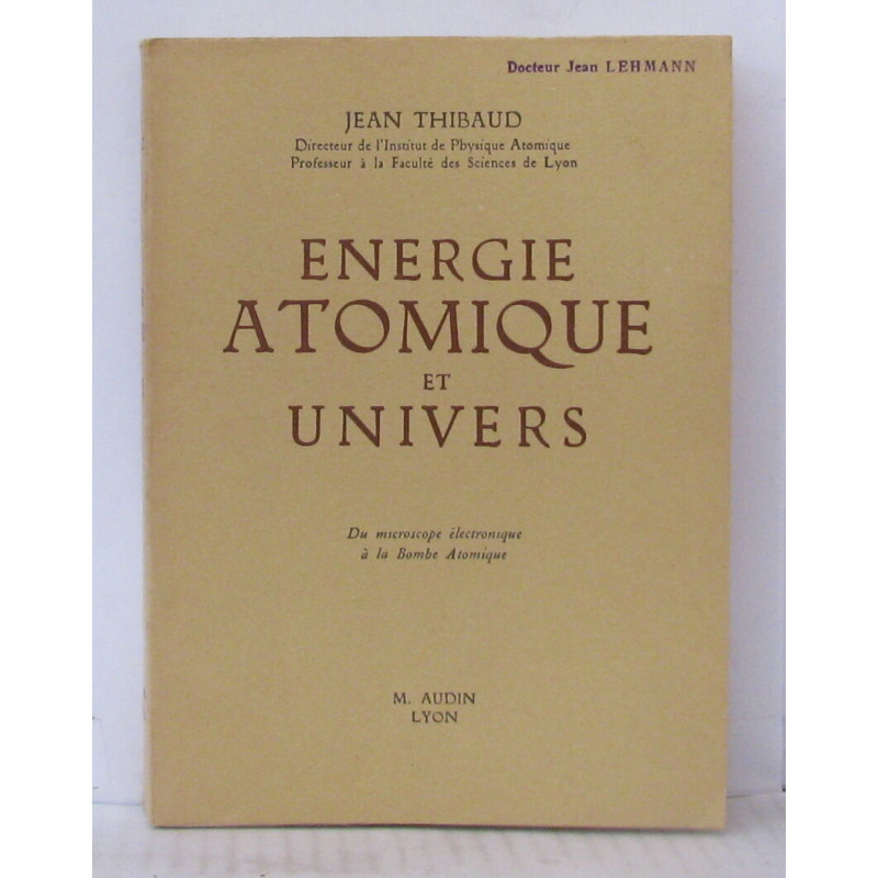 Energie atomique et univers