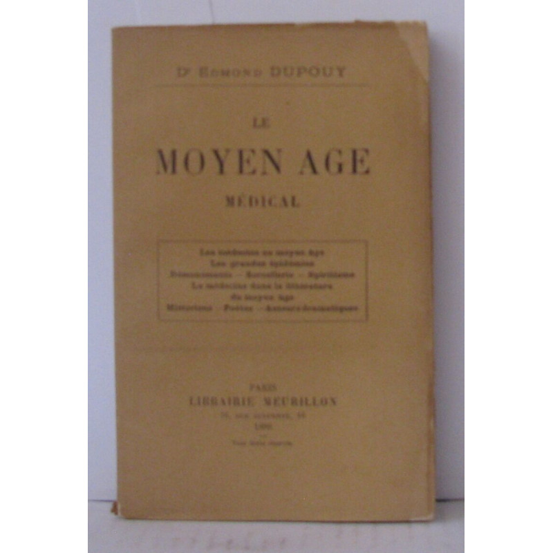 Le moyen âge médical