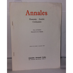 Annales Économies Sociétés Civilisations. . Extrait du numéro 3...