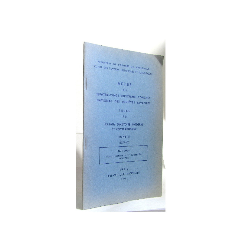 Actes du 93e congrès national des sociétés savantes - section...