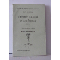L'héritier ridicule ou la dame intéressée : comédie