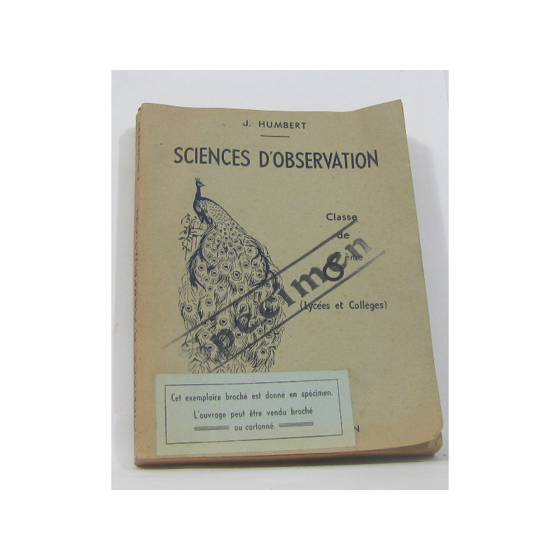 Science d'observation classe de 6e