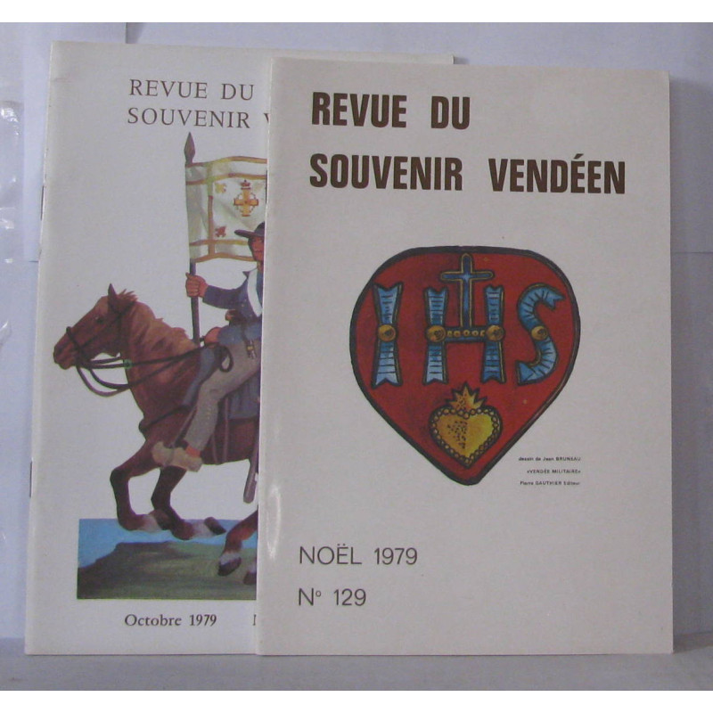 Revue du souvenir Vendéen 2 Numéros année 1979