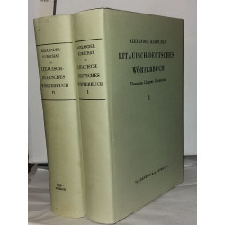 Litauisch-Deutsches Wörterbuch Volumes I et II