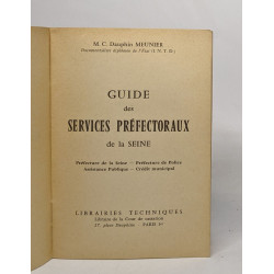 Guide des services préfectoraux de la seine