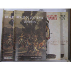 Revue du souvenir Vendéen 4 Numéros année 1996
