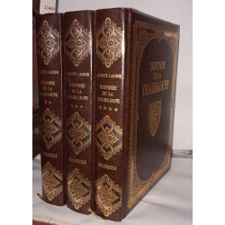 Histoire de la Guadeloupe ( Tomes 2 3 et 4. Manque tome 1 )