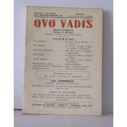 Quo vadis N° 83-84-85