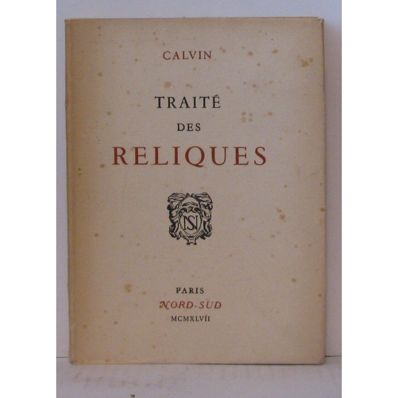 Traité des reliques