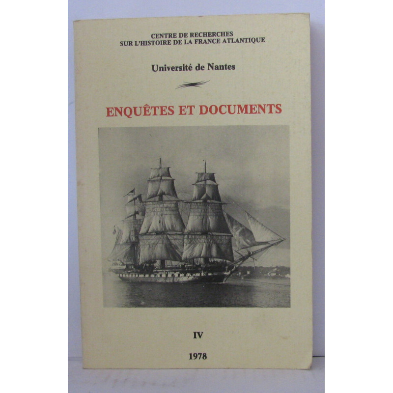Enquète et document tome IV