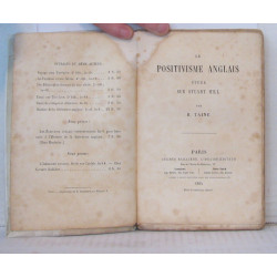 Le positivisme anglais étude sur Stuart Mill
