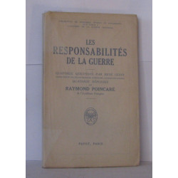 Les responsabilités de la guerre - Quatorze questions par René...
