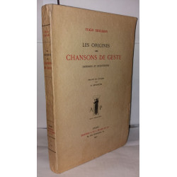 Les origines des chansons de geste, theories et discussions....