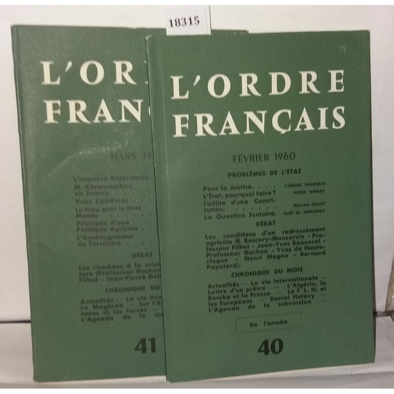 L'ordre français - N°40-41