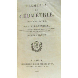 Éléments de Géométrie avec des notes (12e édition)