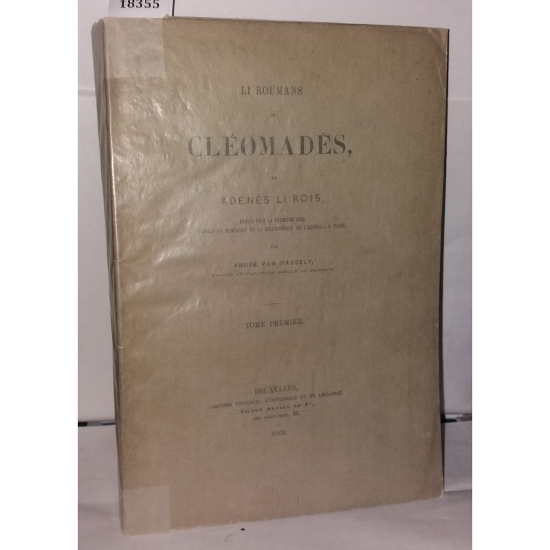 Li Roumans de Cléomadès