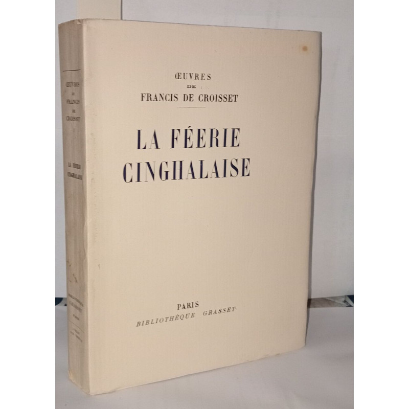 La féerie Cinghalaise