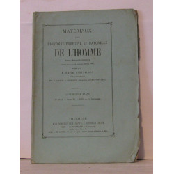 Matériaux pour l'histoire primitive et naturelle de l'homme revue...