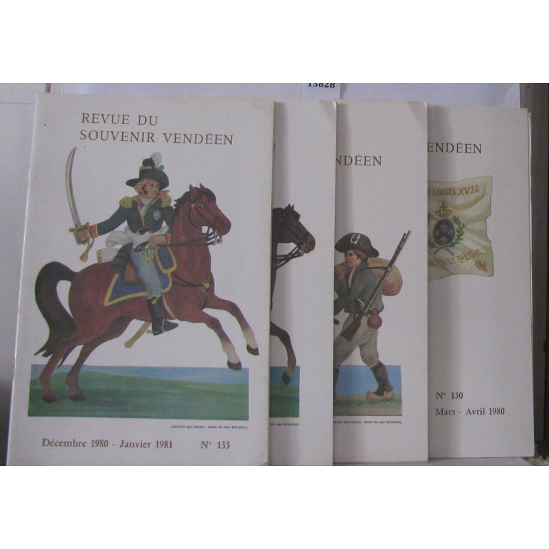 Revue du souvenir Vendéen 4 Numéros année 1980