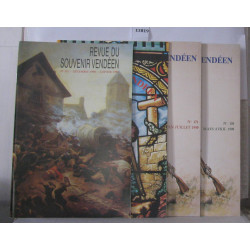 Revue du souvenir Vendéen 4 Numéros année 1990