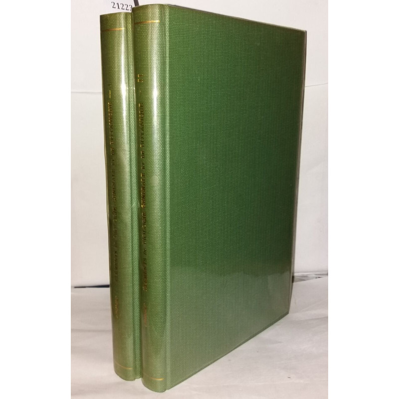 Éléments de biologie générale et de botannique 2 volumes