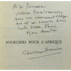 Sourciers pour l'Afrique (hommage de l'auteur)