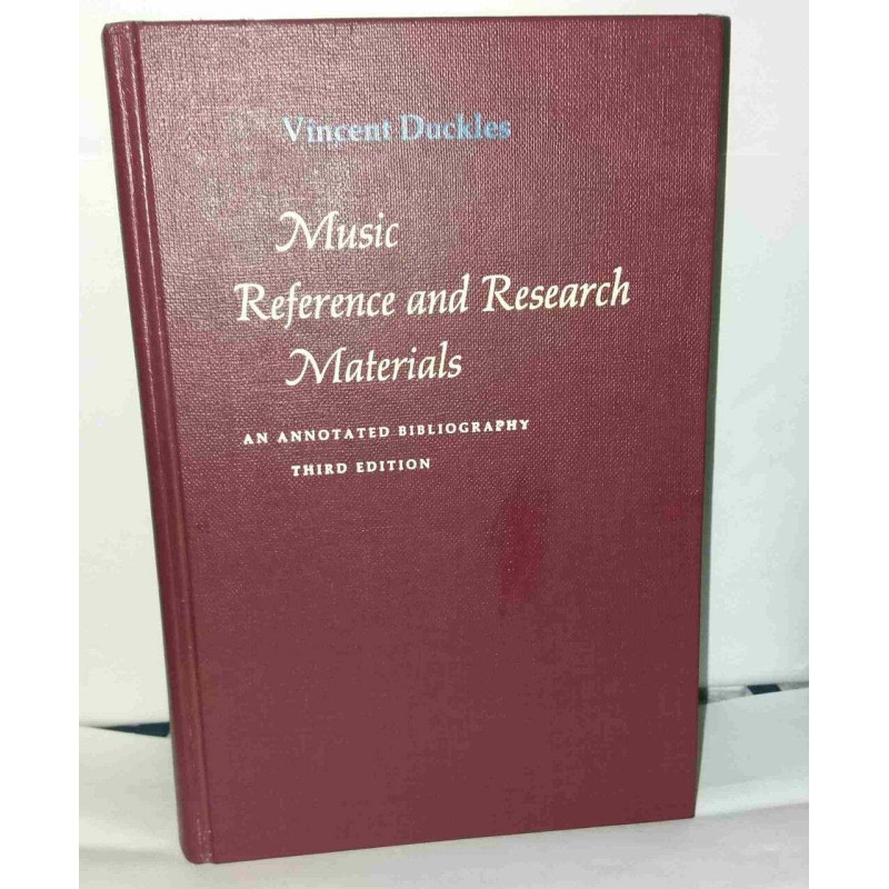 Music Reference and Research Materials
