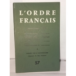 L'ordre français - N°57 - Novembre 1961