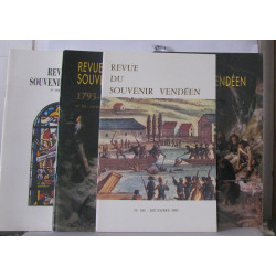 Revue du souvenir Vendéen 4 Numéros année 1993