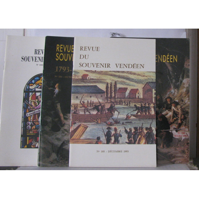 Revue du souvenir Vendéen 4 Numéros année 1993