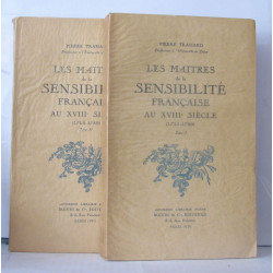 Les maîtres de la sensibilité française au XVIIIe siècle (...