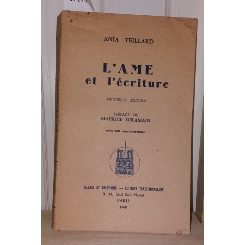 L'Ame et l'écriture