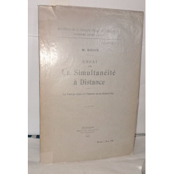 Essai sur la simultanéité à distance - le temps dans la théorie de...