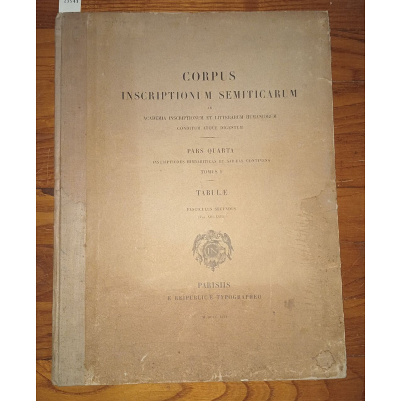 Corpus inscriptionum semiticarum ab academia inscriptionum et...