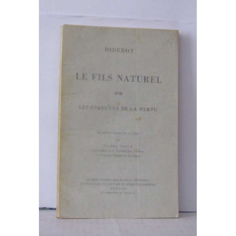 Le fils naturel ou les épreuves de la vertu
