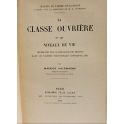 La Classe ouvrière et les niveaux de vie - recherches sur la...