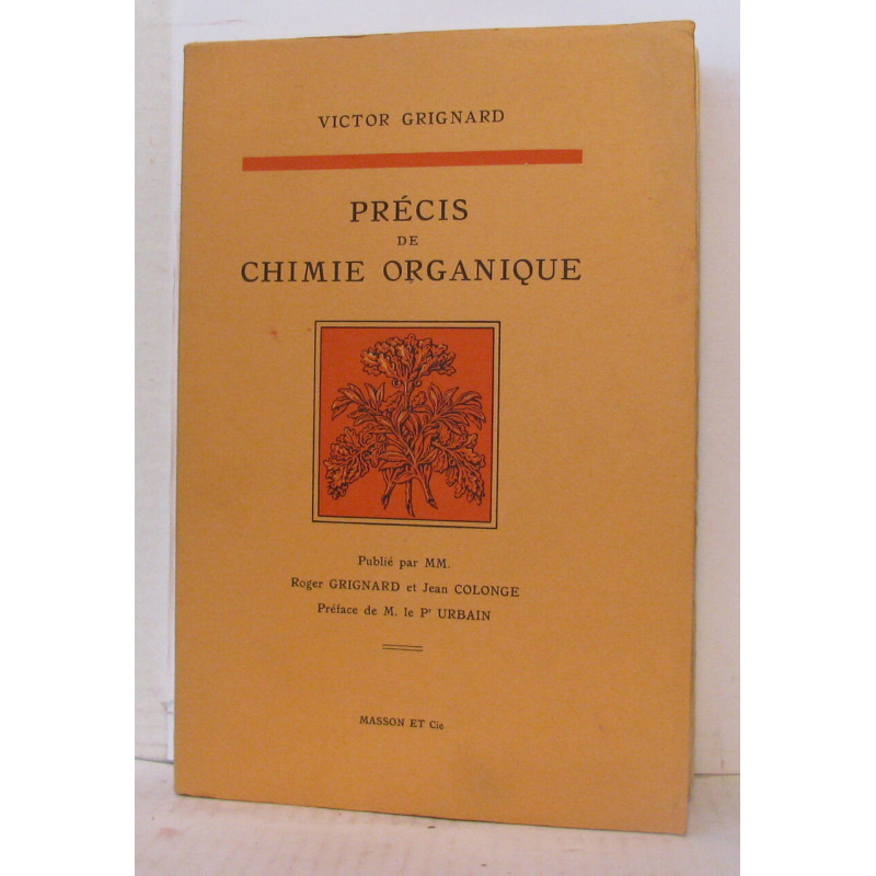 Précis de chimie organique