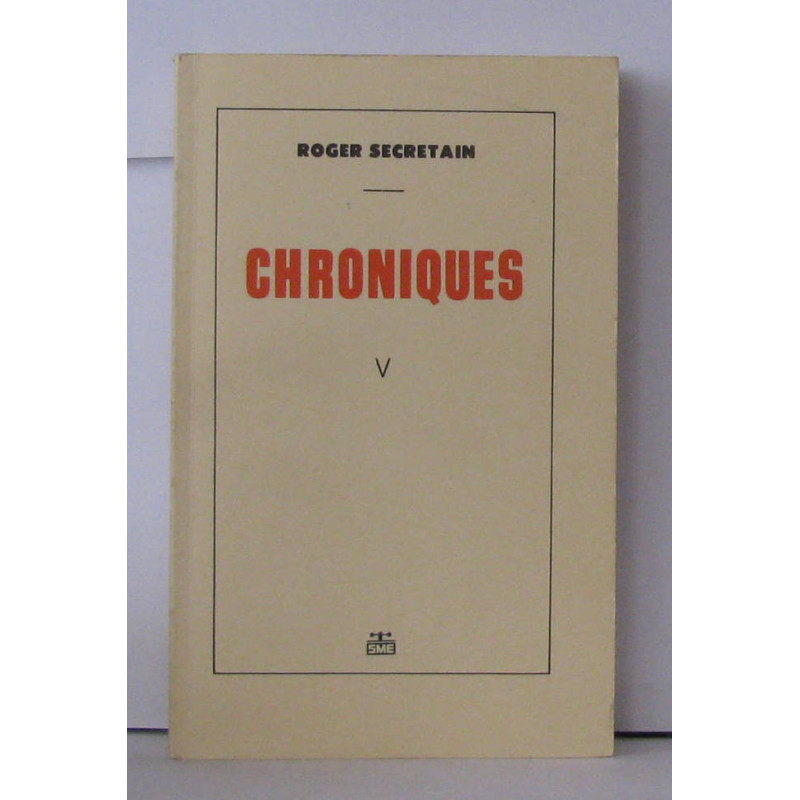 Chroniques V