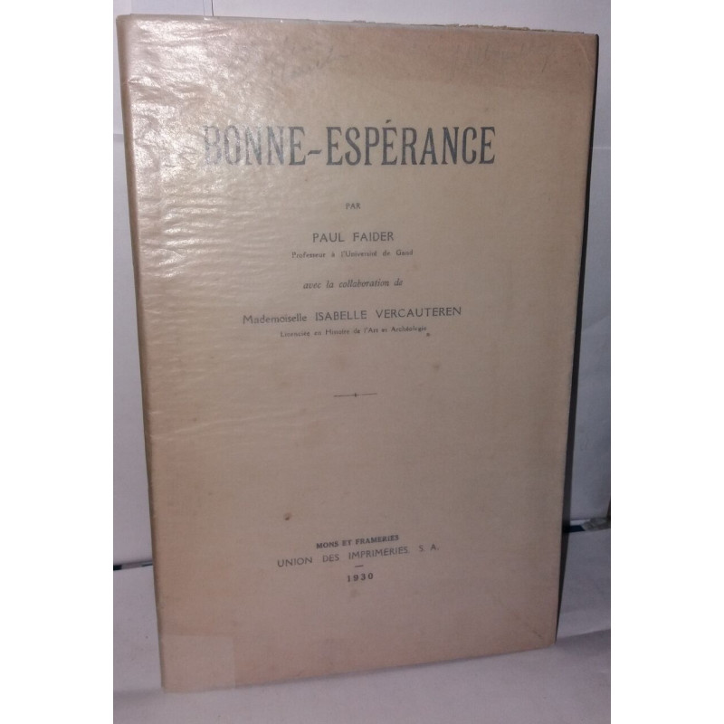 Bonne espérance