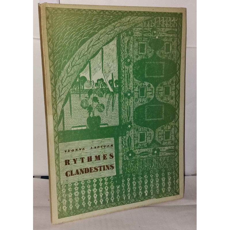 Rythmes clandestins poemes couverture et dessins de Neroni