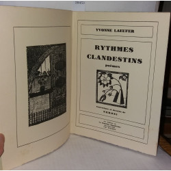 Rythmes clandestins poemes couverture et dessins de Neroni