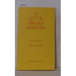 A little organ lexicon