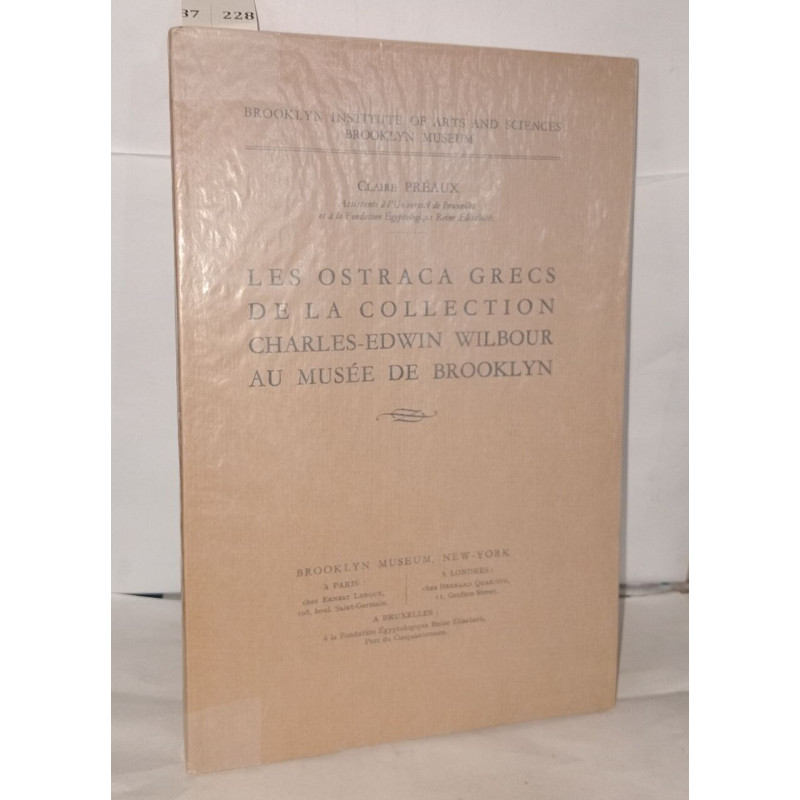 Les Ostraca grecs de la collection Charles-Edwin Wilbour au musée...