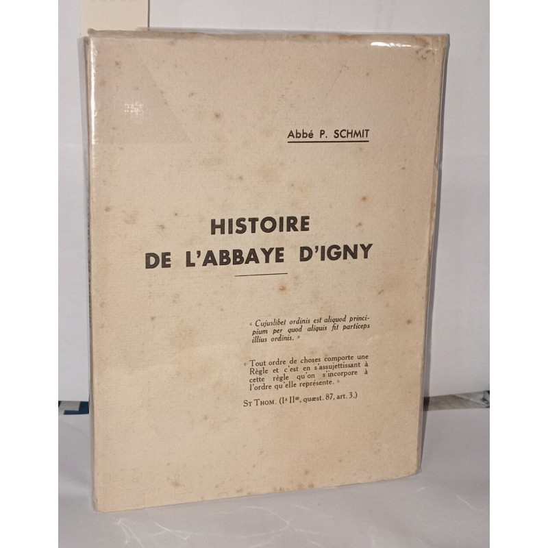 Histoire de l'abbaye d'Igny