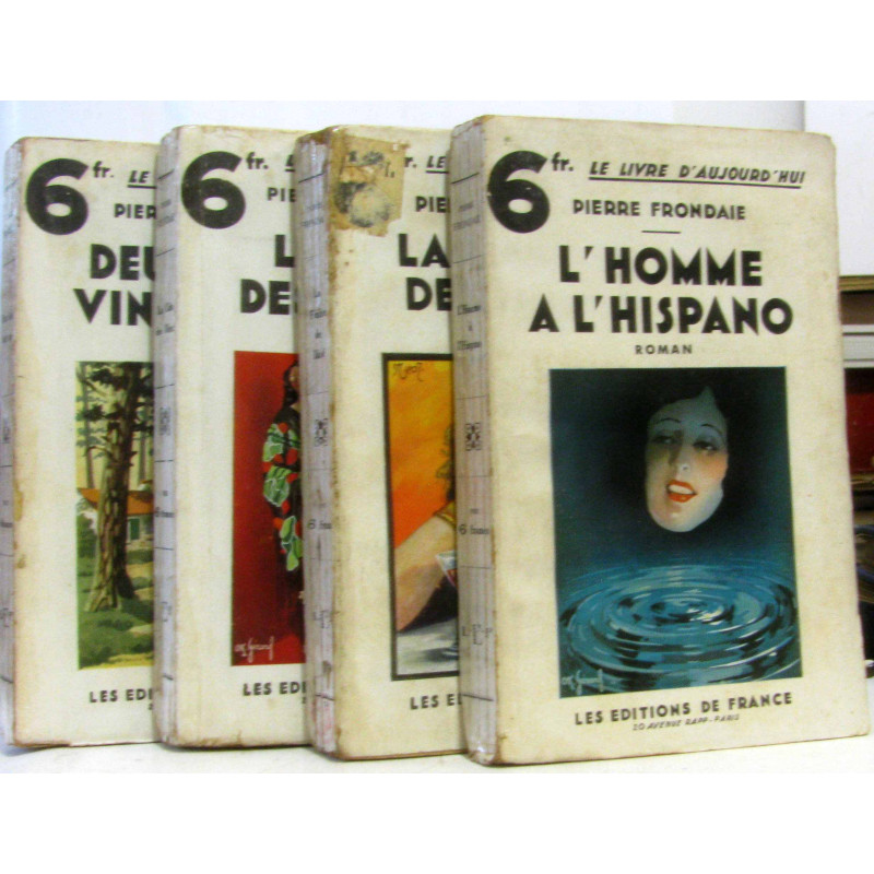 Lot de 4 livres: Deux fois vingt ans - la femme de Iakof - l'homme...