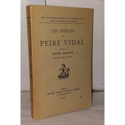 Les poésies du peire Vidal