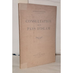 Consultation aux pays d'Islam
