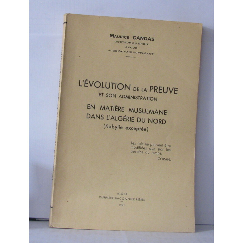 L'évolution de la preuve et son administration en matière...